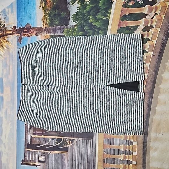 Lafayette 148 New York Striped Skirt Size 0 - Picture 6 of 6